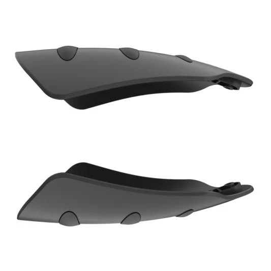 ADVANBLACK Hand Guard for Harley Motorcycles - Unpainted - Image 3