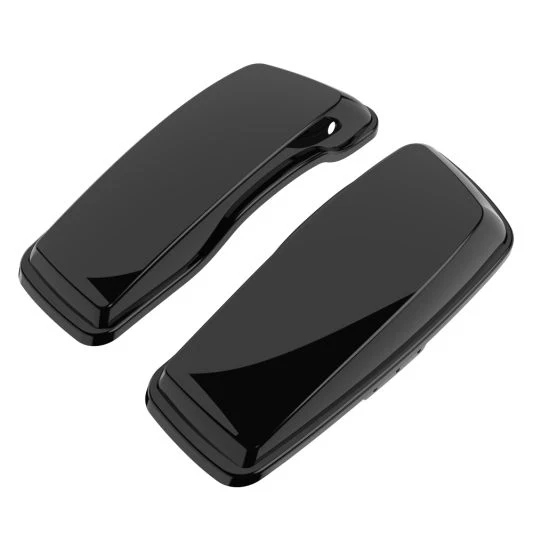 ADVANBLACK Standard Normal Saddlebag Lids for 2014-2023 Harley Davidson Touring - Vivid Black - Image 3
