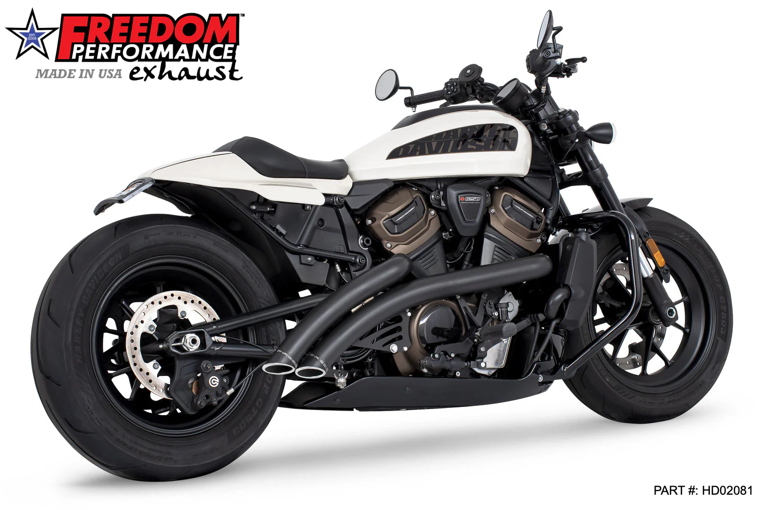 FREEDOM EXHAUST - SPORTSTER S NEW 2023 RADICAL RADIUS BUNDLE Fits '21 to Present - Image 12