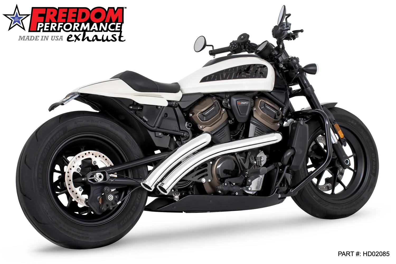 FREEDOM EXHAUST - SPORTSTER S NEW 2023 RADICAL RADIUS BUNDLE Fits '21 to Present - Image 16