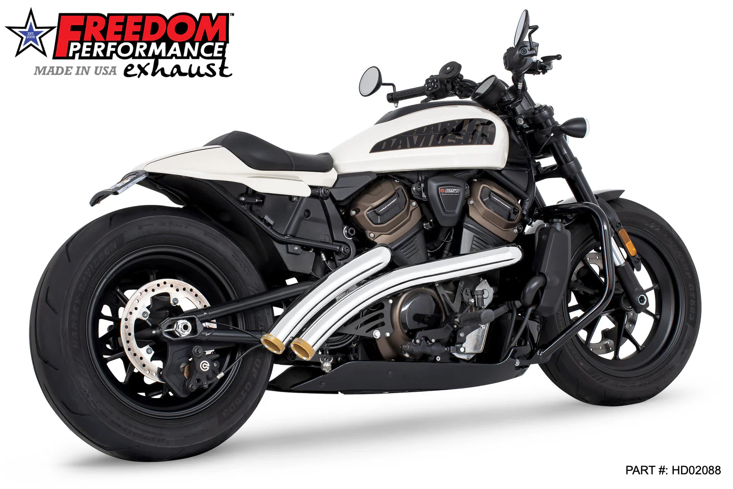 FREEDOM EXHAUST - SPORTSTER S NEW 2023 RADICAL RADIUS BUNDLE Fits '21 to Present - Image 19