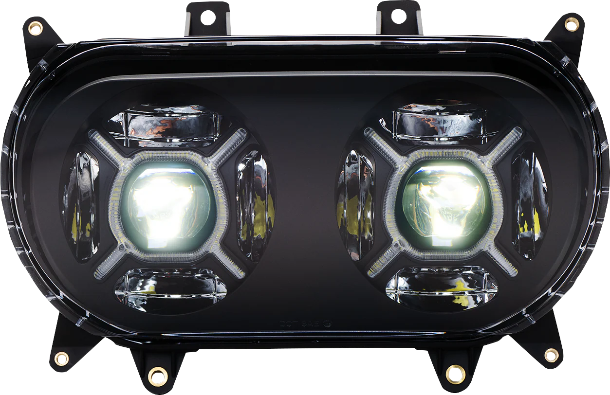 CUSTOM DYNAMICS Double-X Led Headlights For RoadGlide 2015-2024 - Image 4
