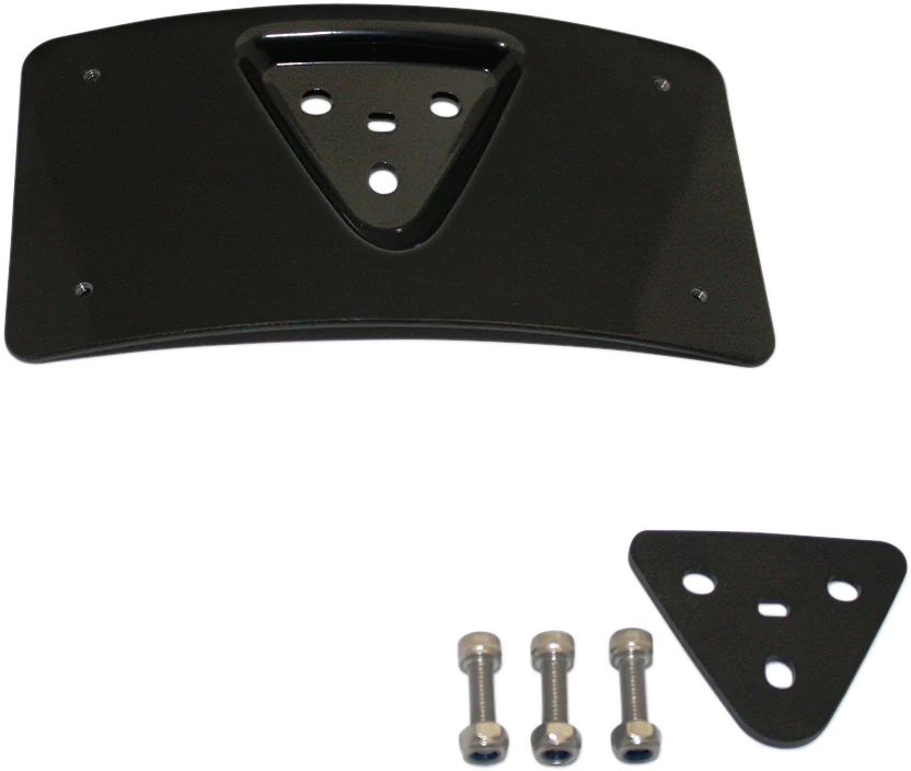 CUSTOM DYNAMICS Radius Laydown License Plate Frame Mount - Black - Image 5