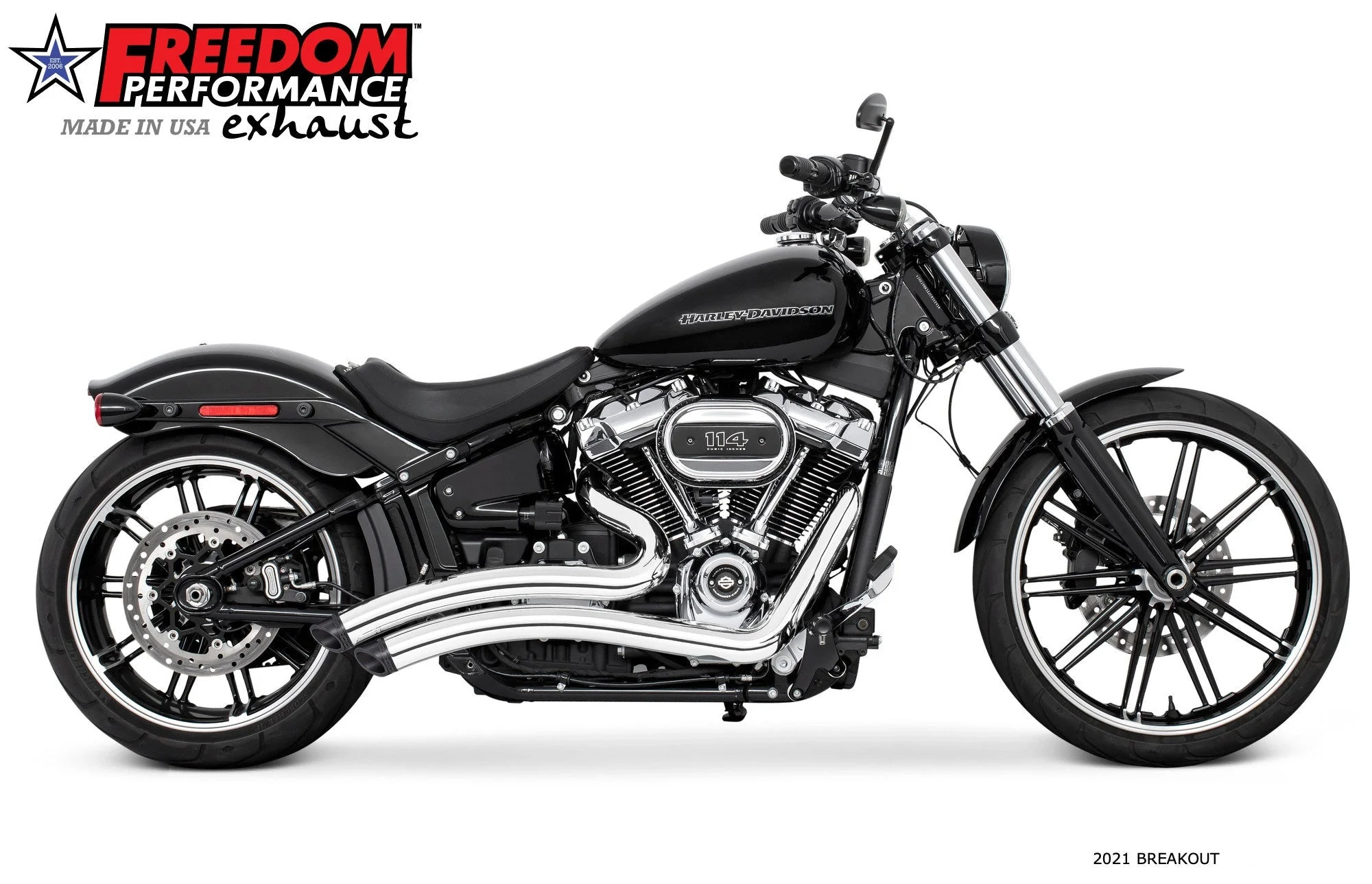 FREEDOM EXHAUST - SOFTAIL SHARP CURVE RADIUS 2018 to PRESENT M8 BUNDLE - Image 10