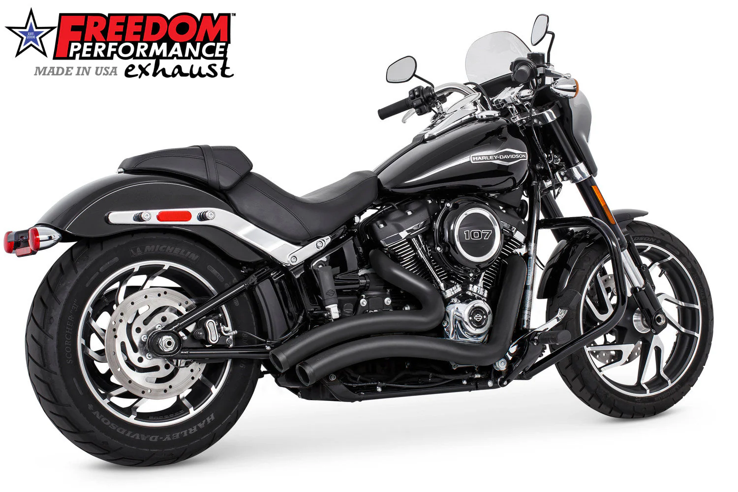 FREEDOM EXHAUST - SOFTAIL SHARP CURVE RADIUS 2018 to PRESENT M8 BUNDLE - Image 17