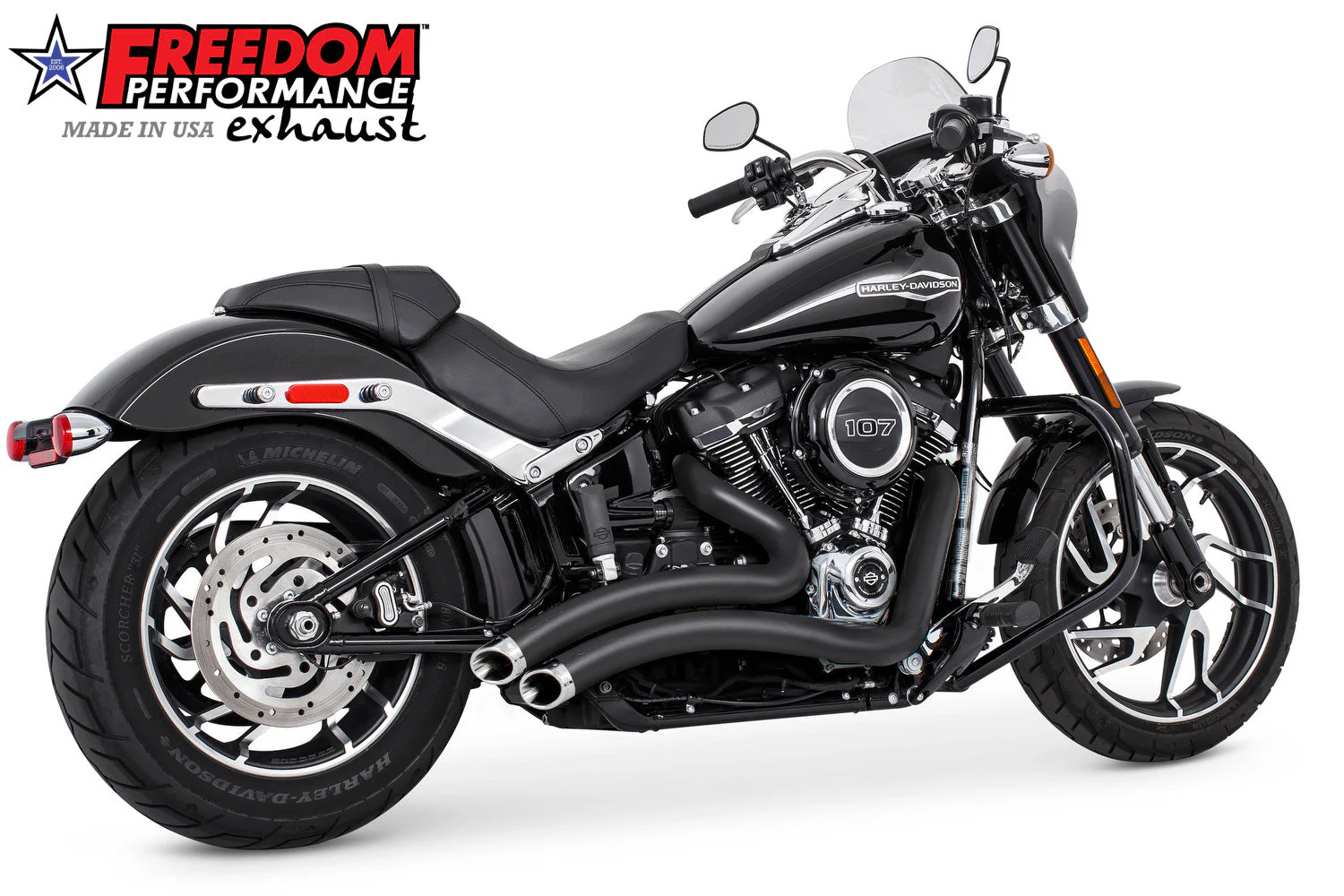 FREEDOM EXHAUST - SOFTAIL SHARP CURVE RADIUS 2018 to PRESENT M8 BUNDLE - Image 18