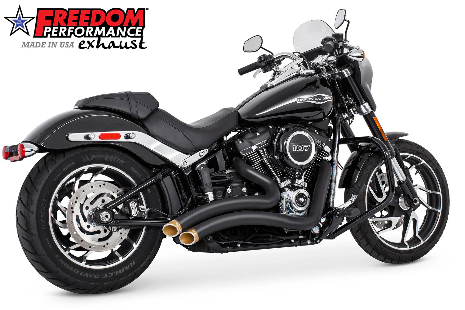 FREEDOM EXHAUST - SOFTAIL SHARP CURVE RADIUS 2018 to PRESENT M8 BUNDLE - Image 19
