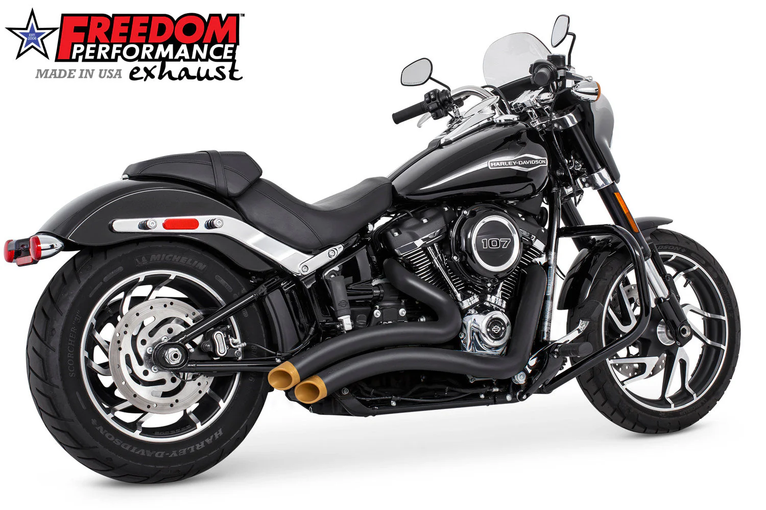 FREEDOM EXHAUST - SOFTAIL SHARP CURVE RADIUS 2018 to PRESENT M8 BUNDLE - Image 20