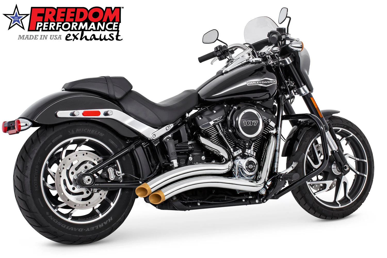FREEDOM EXHAUST - SOFTAIL SHARP CURVE RADIUS 2018 to PRESENT M8 BUNDLE - Image 27