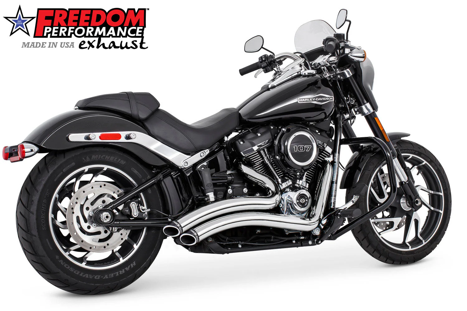 FREEDOM EXHAUST - SOFTAIL SHARP CURVE RADIUS 2018 to PRESENT M8 BUNDLE - Image 29
