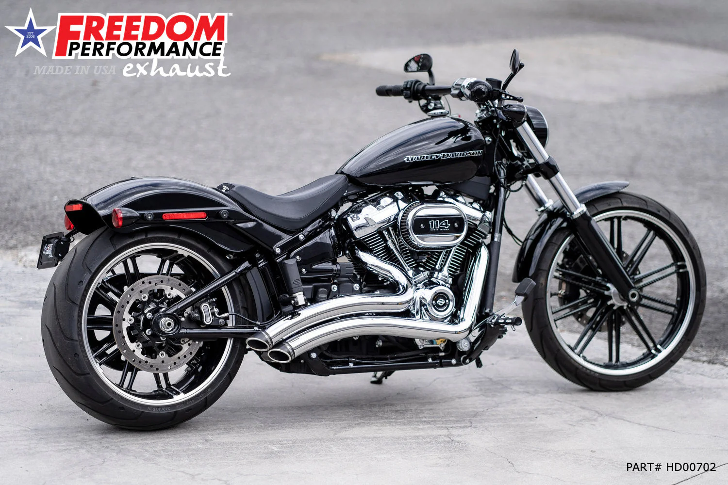 FREEDOM EXHAUST - SOFTAIL SHARP CURVE RADIUS 2018 to PRESENT M8 BUNDLE - Image 35