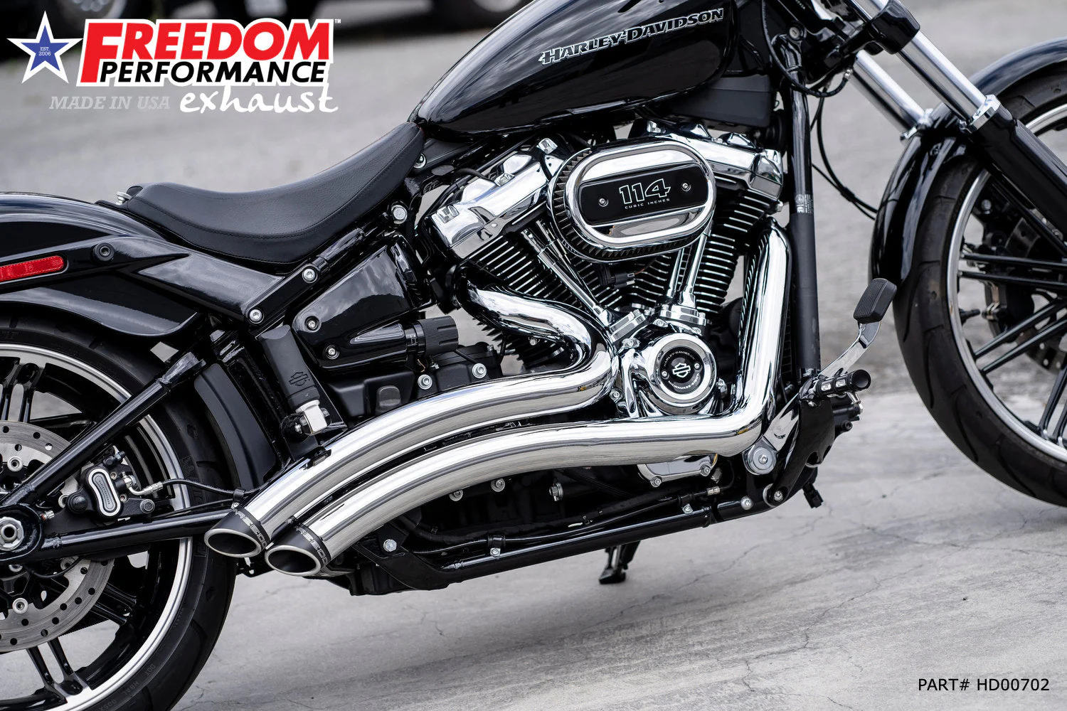 FREEDOM EXHAUST - SOFTAIL SHARP CURVE RADIUS 2018 to PRESENT M8 BUNDLE - Image 36