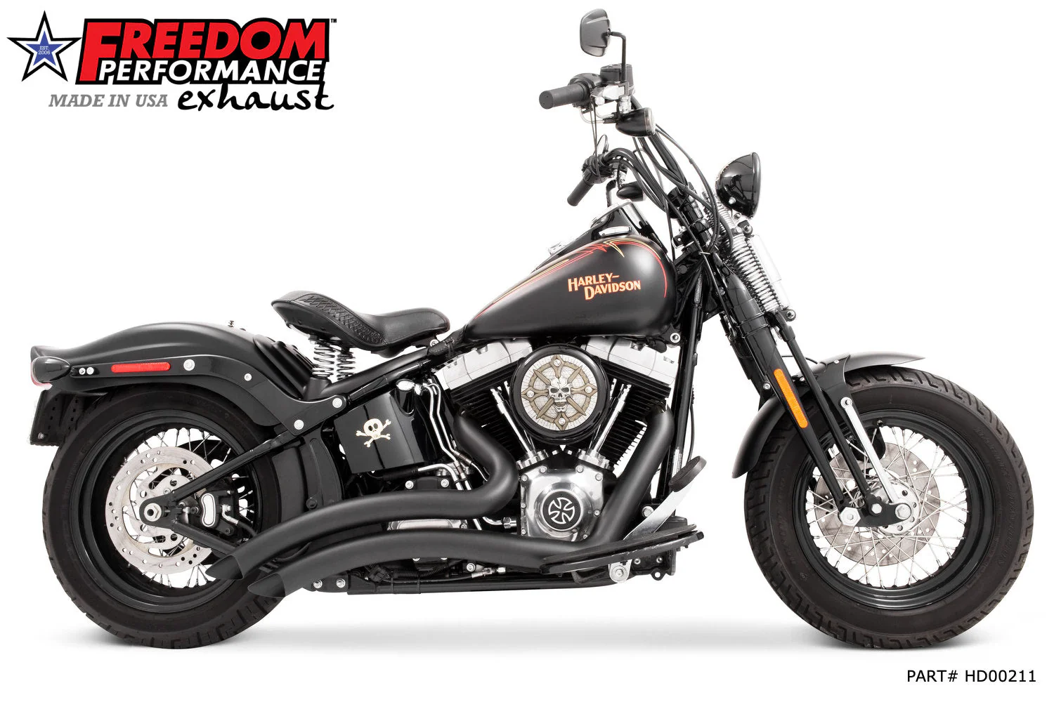 FREEDOM EXHAUST - SOFTAIL SHARP CURVE RADIUS (BUNDLE) 1986 to 2017 - Image 7