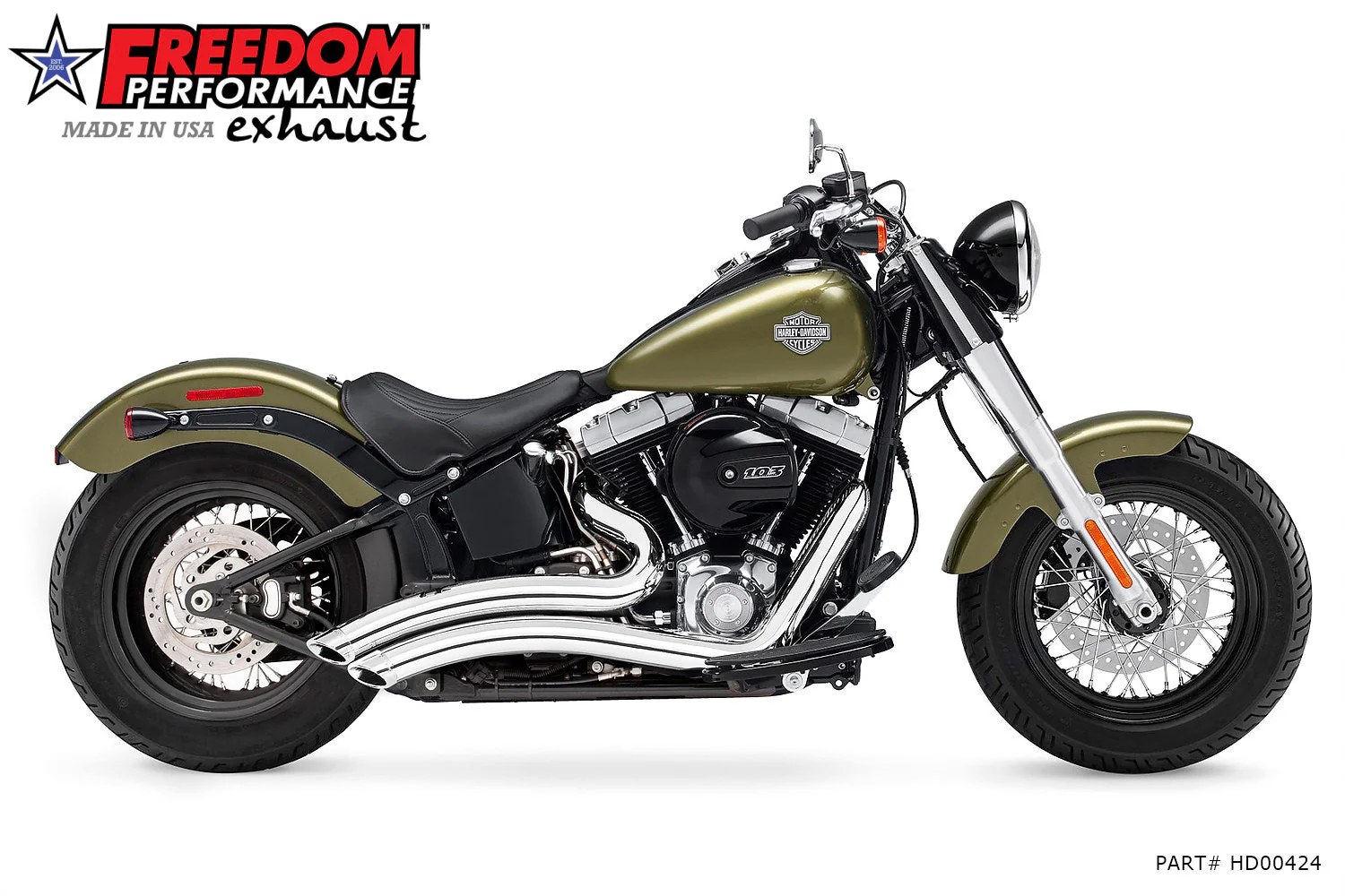 FREEDOM EXHAUST - SOFTAIL SHARP CURVE RADIUS (BUNDLE) 1986 to 2017 - Image 8