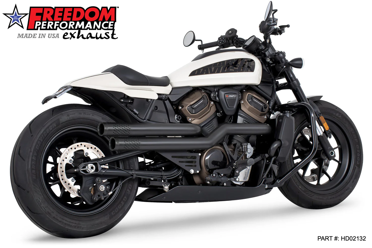 FREEDOM EXHAUST - SPORTSTER S "NEW 2023" INDEPENDENCE "PERFORATED" HIGH Fits 2021 to Present - Image 22