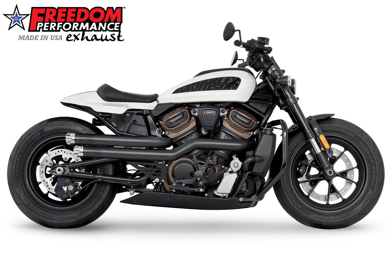 FREEDOM EXHAUST - SPORTSTER S "NEW 2023" INDEPENDENCE "PERFORATED" HIGH Fits 2021 to Present - Image 30