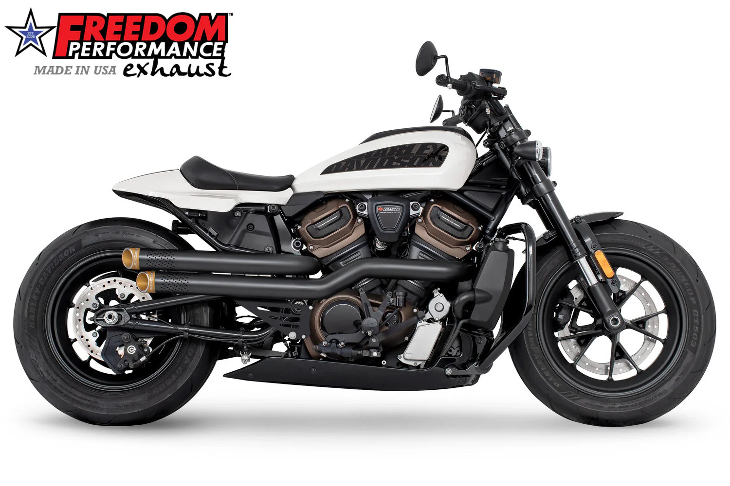 FREEDOM EXHAUST - SPORTSTER S "NEW 2023" INDEPENDENCE "PERFORATED" HIGH Fits 2021 to Present - Image 33
