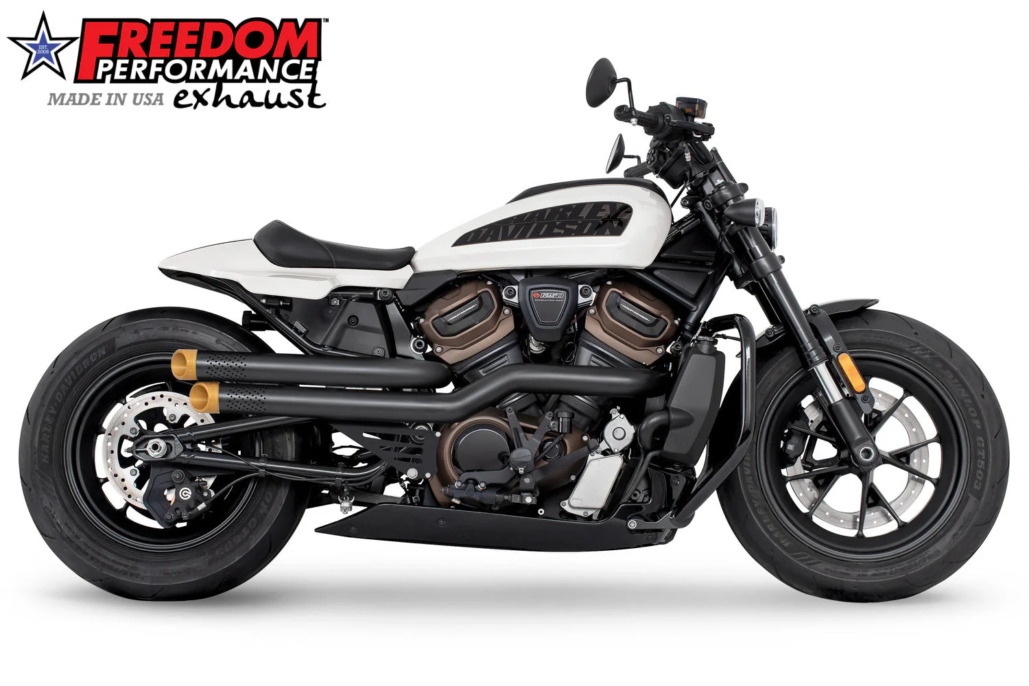 FREEDOM EXHAUST - SPORTSTER S "NEW 2023" INDEPENDENCE "PERFORATED" HIGH Fits 2021 to Present - Image 34