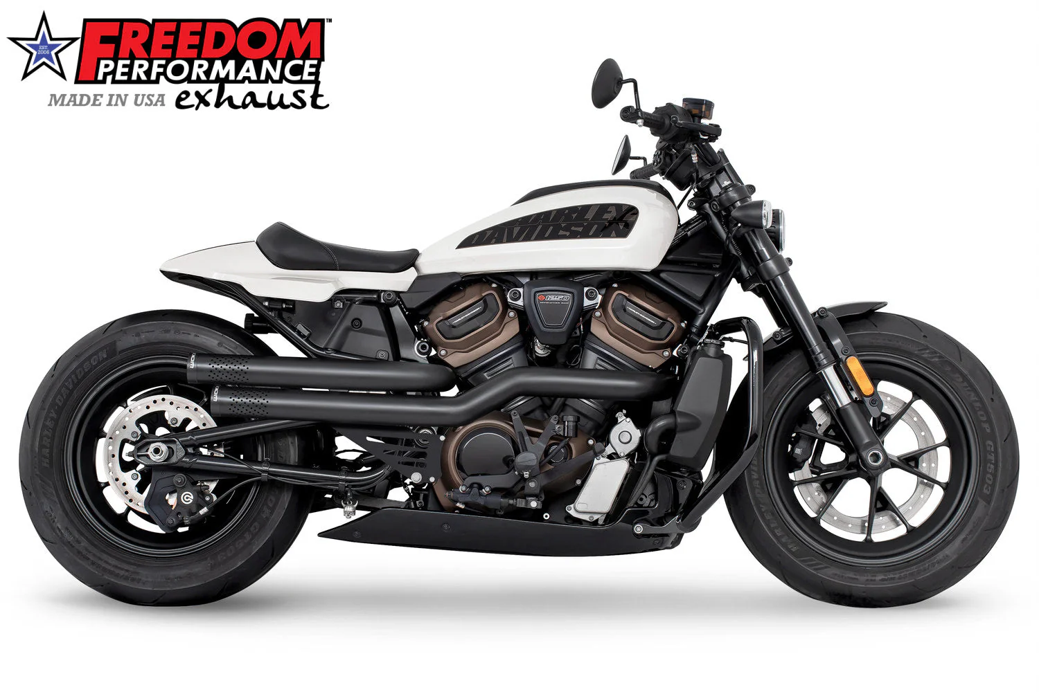 FREEDOM EXHAUST - SPORTSTER S "NEW 2023" INDEPENDENCE "PERFORATED" HIGH Fits 2021 to Present - Image 37