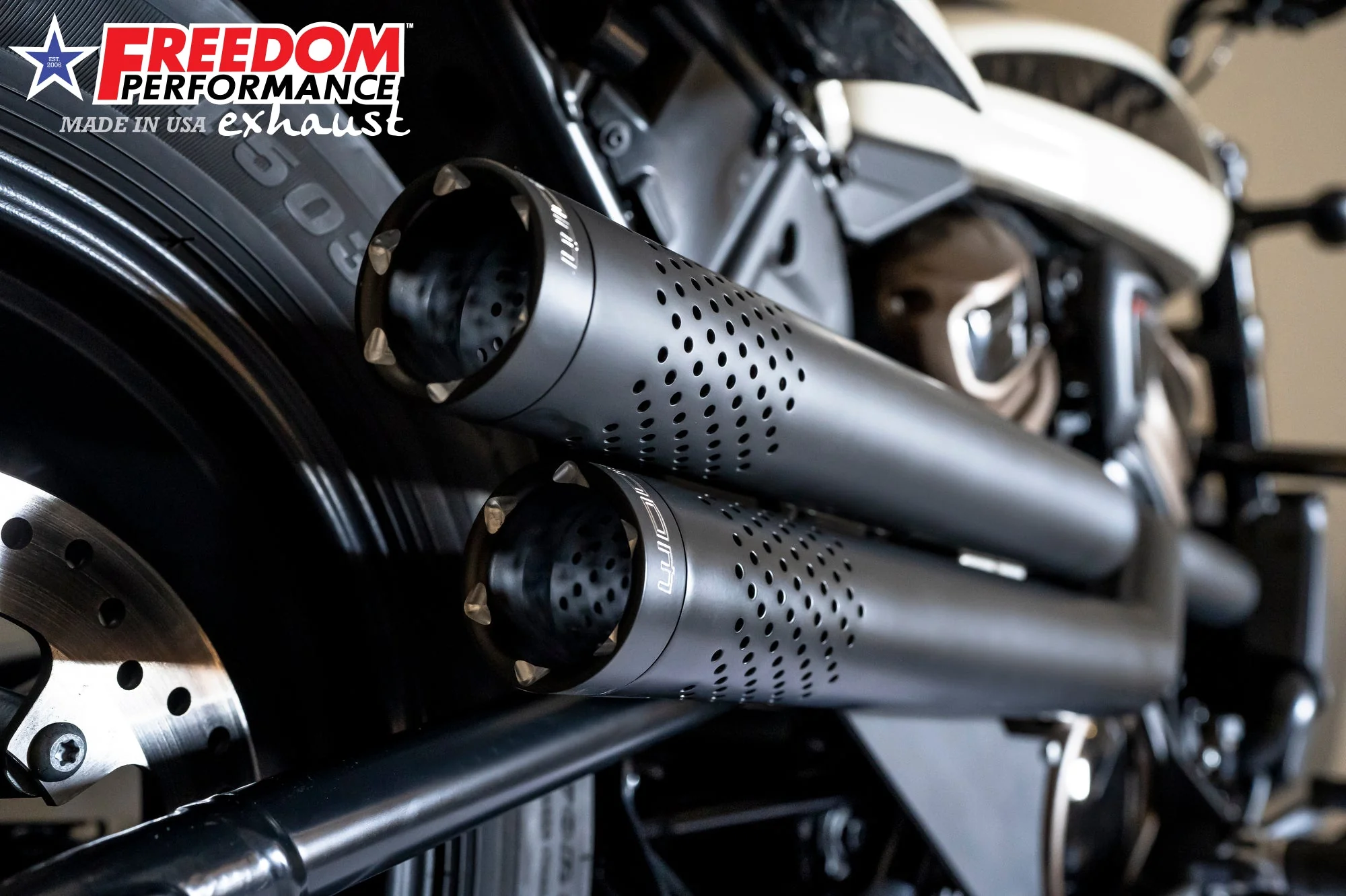 FREEDOM EXHAUST - SPORTSTER S "NEW 2023" INDEPENDENCE "PERFORATED" HIGH Fits 2021 to Present - Image 4
