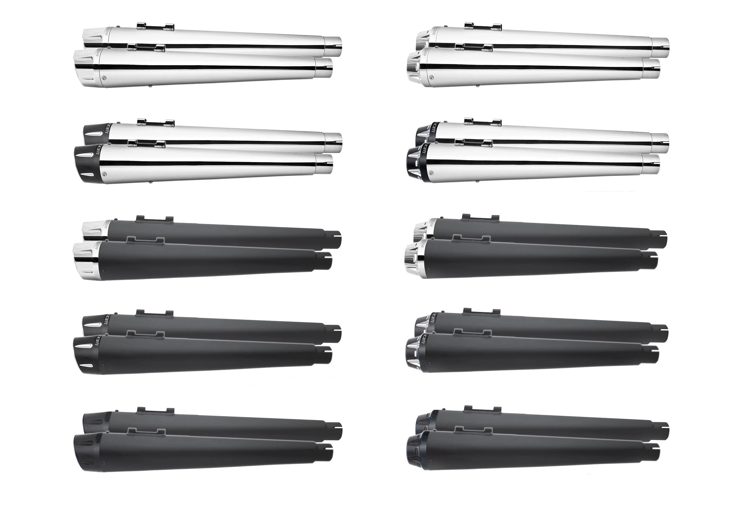 FREEDOM EXHAUST - TOURING/TRIKE AMERICAN OUTLAW & COMBAT FLUTED 4.5" MEGAPHONE SLIP-ONS - Image 22