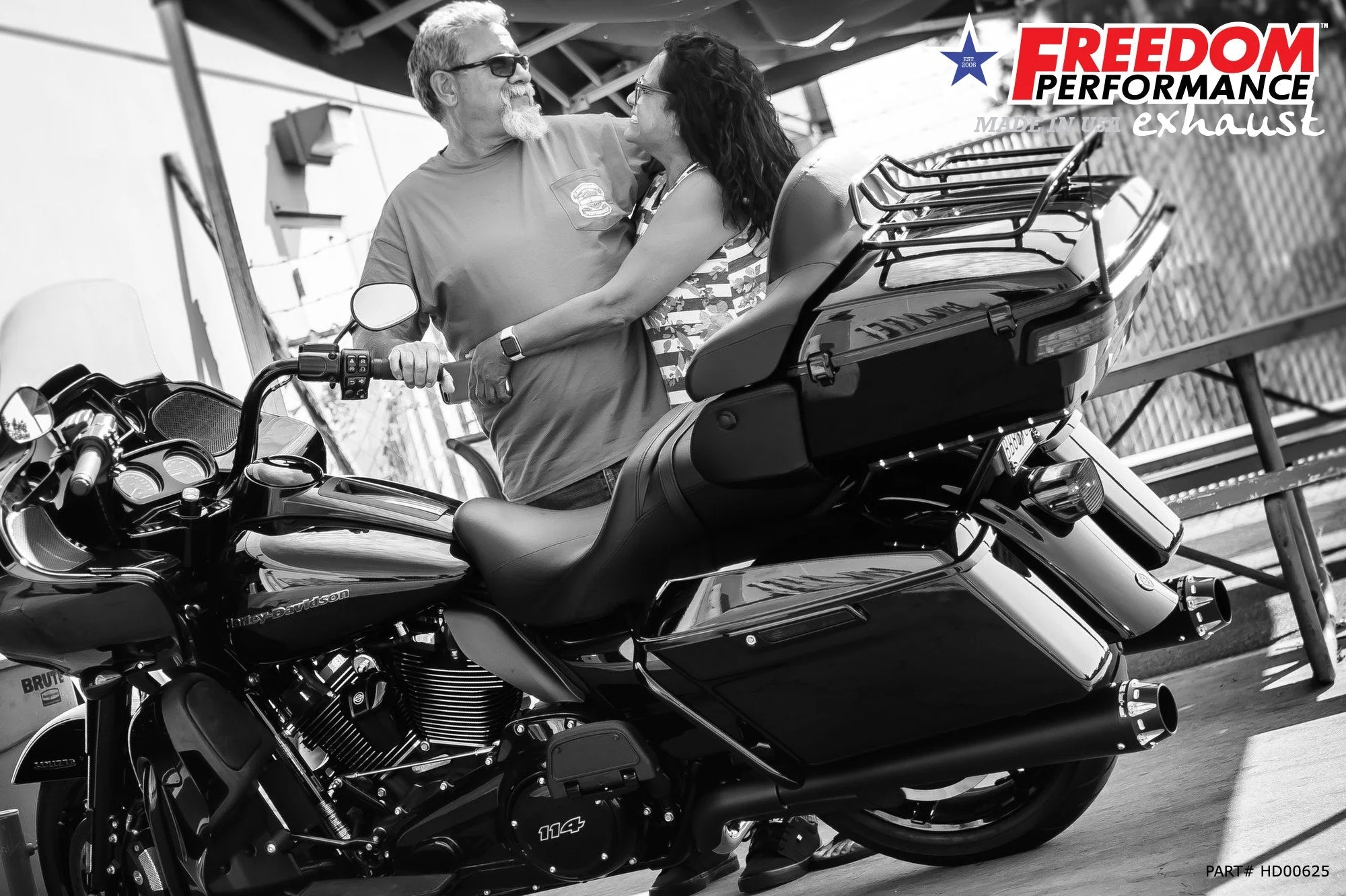FREEDOM EXHAUST - TOURING/TRIKE AMERICAN OUTLAW & COMBAT FLUTED 4.5" MEGAPHONE SLIP-ONS - Image 39