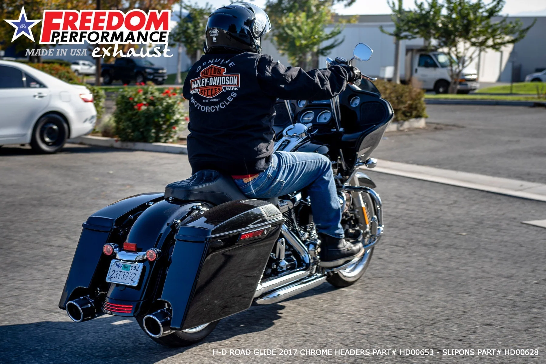 FREEDOM EXHAUST - TOURING/TRIKE AMERICAN OUTLAW & COMBAT FLUTED 4.5" MEGAPHONE SLIP-ONS - Image 51
