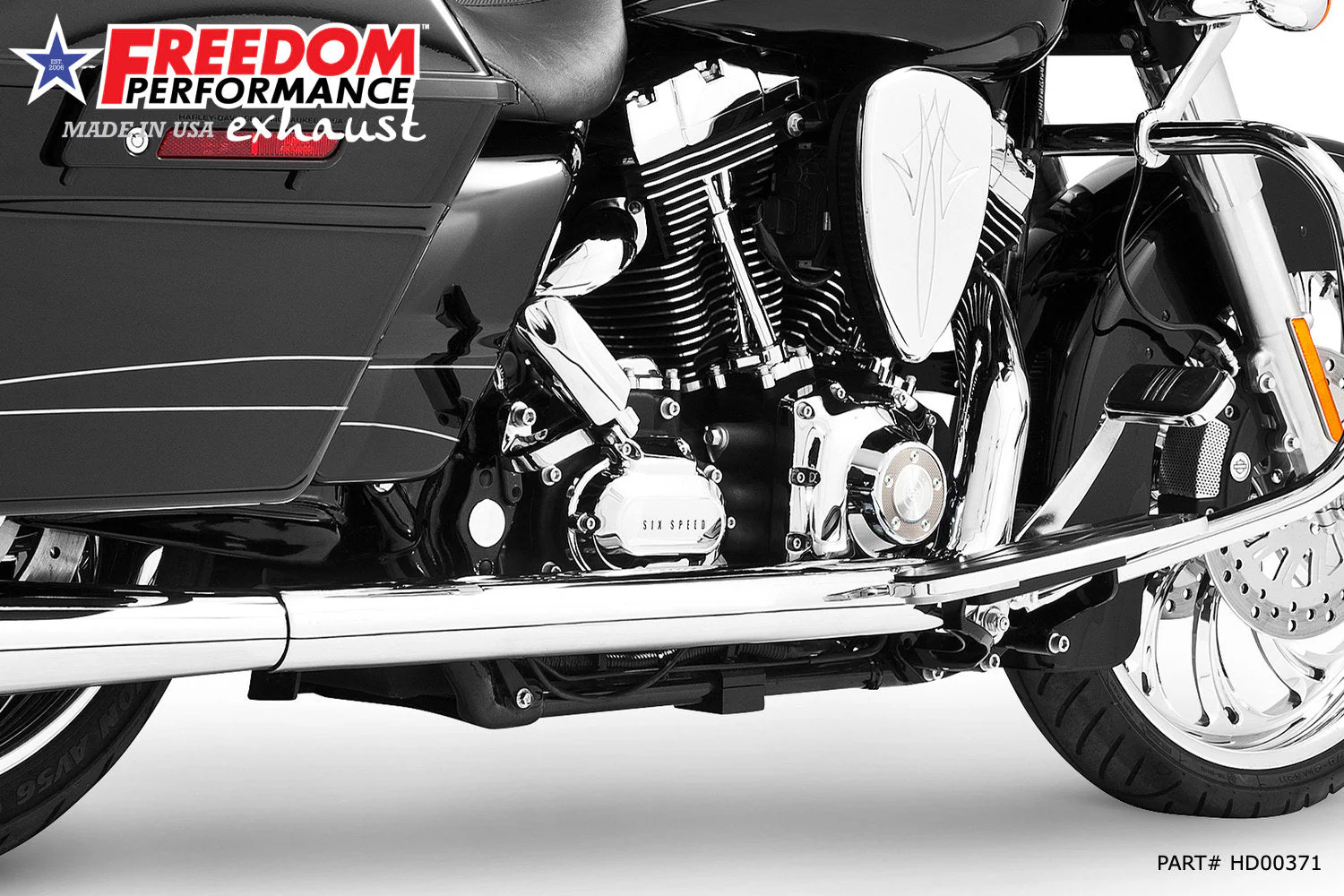 FREEDOM EXHAUST -  TRIKE/FREEWHEELER RIGHT SIDE TUCK & UNDER & CLASSIC TRUE-DUAL HEADERS - Image 10