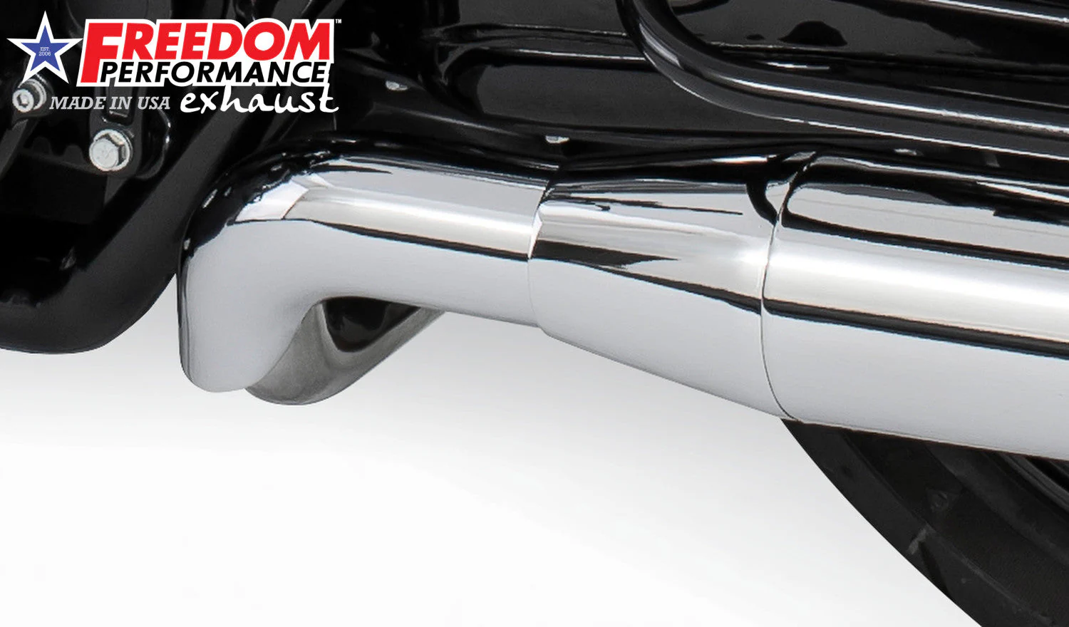FREEDOM EXHAUST -  TRIKE/FREEWHEELER RIGHT SIDE TUCK & UNDER & CLASSIC TRUE-DUAL HEADERS - Image 11