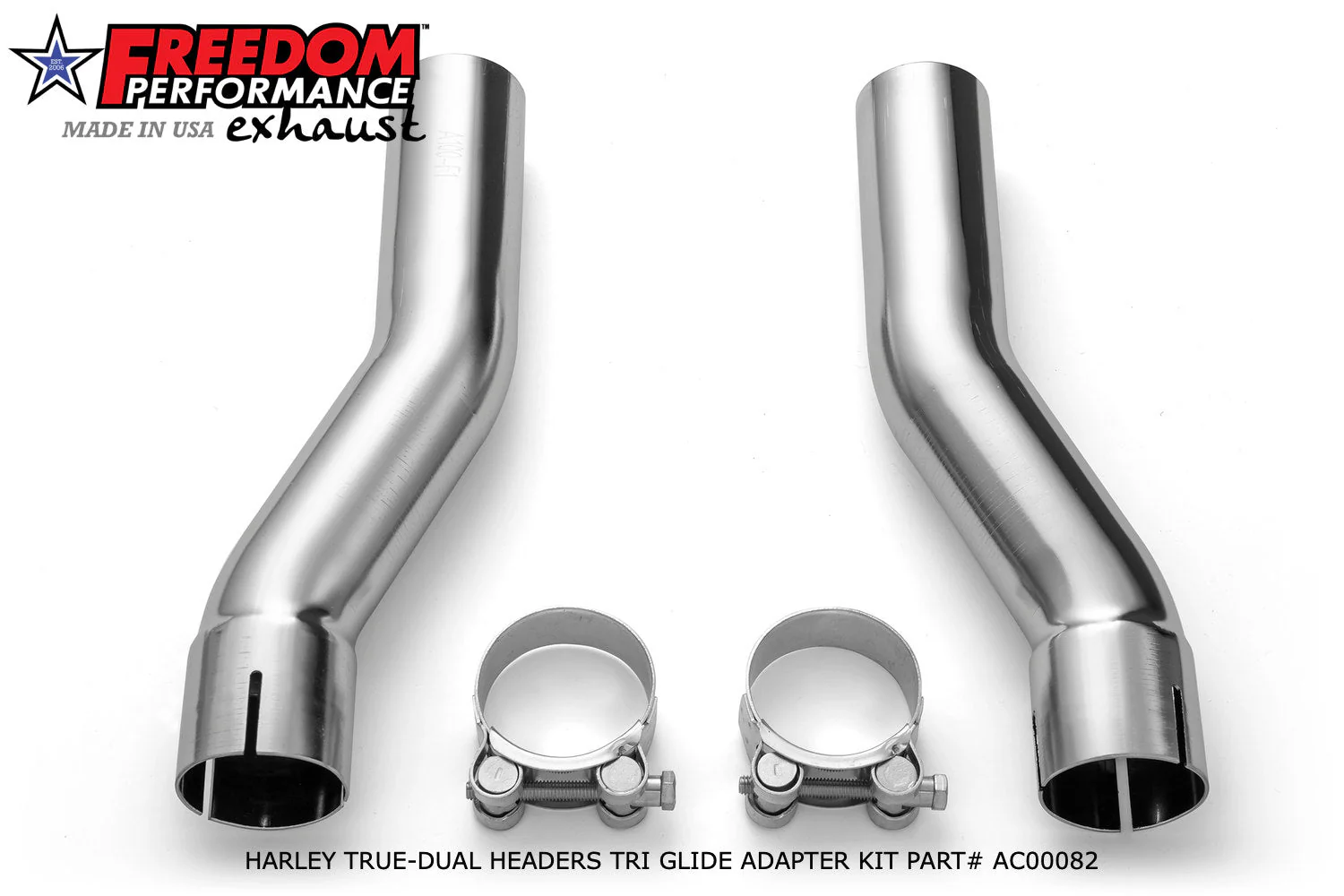 FREEDOM EXHAUST -  TRIKE/FREEWHEELER RIGHT SIDE TUCK & UNDER & CLASSIC TRUE-DUAL HEADERS - Image 3