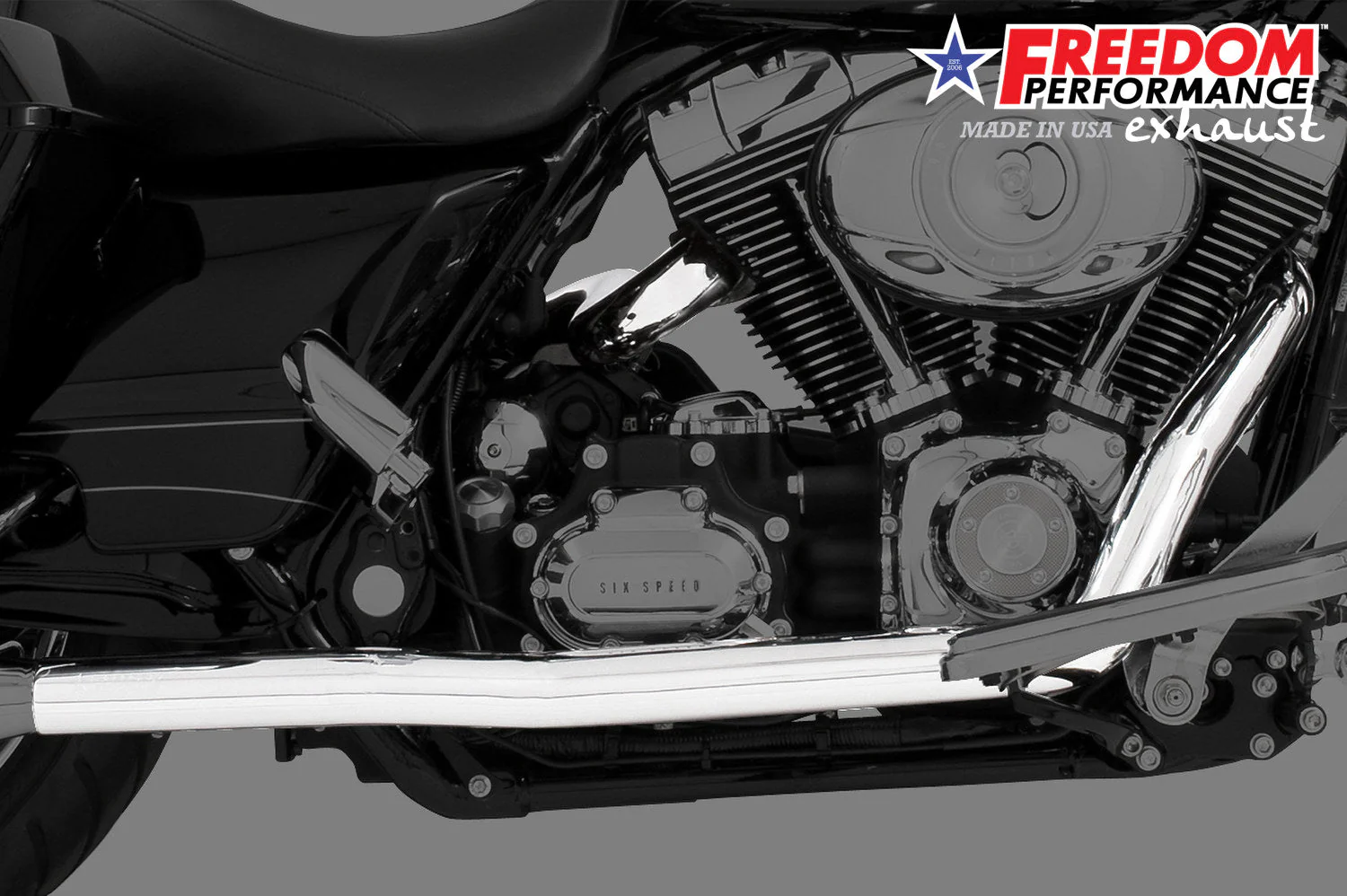 FREEDOM EXHAUST -  TRIKE/FREEWHEELER RIGHT SIDE TUCK & UNDER & CLASSIC TRUE-DUAL HEADERS - Image 8