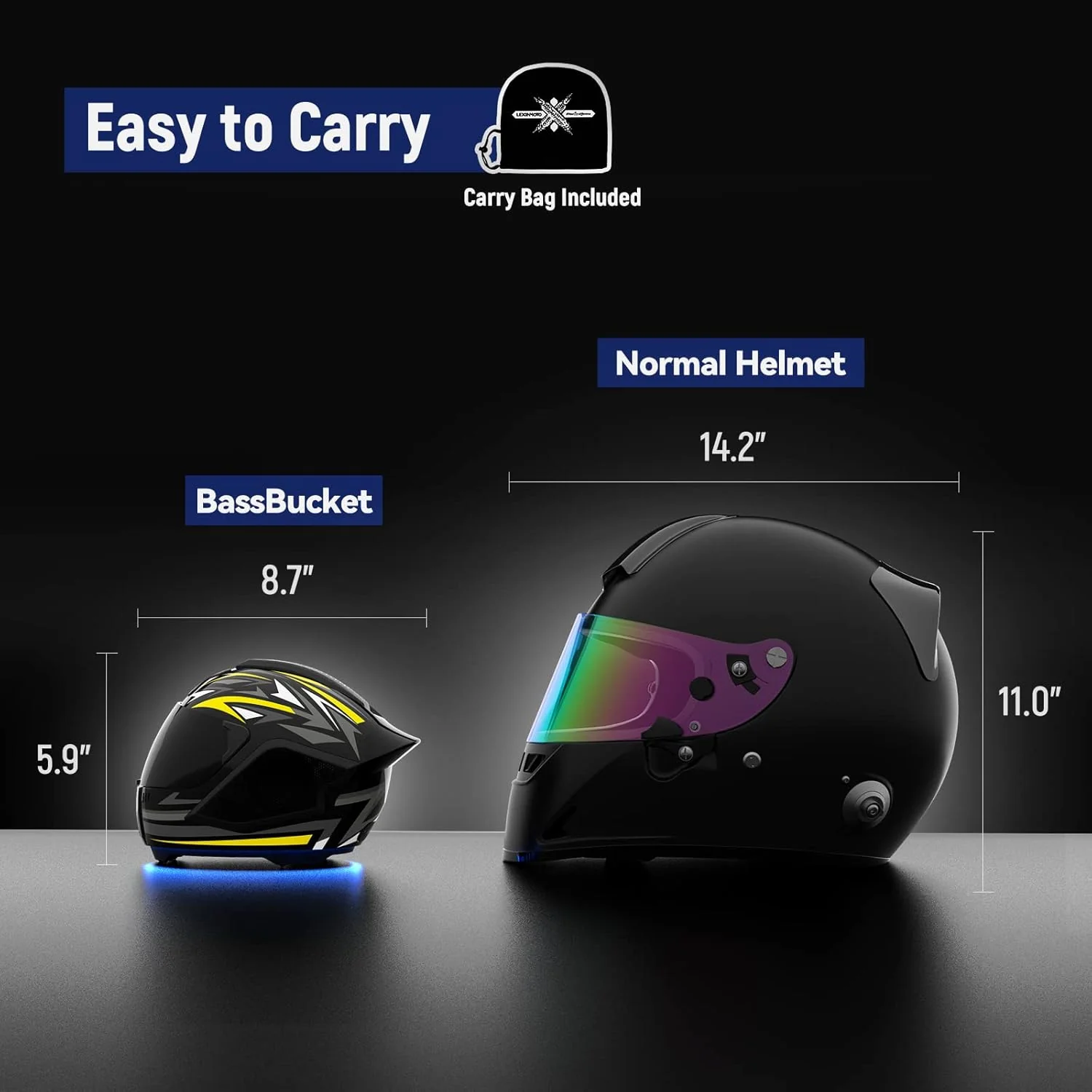 LEXIN HELMET  BLUETOOTH SPEAKER - Image 8