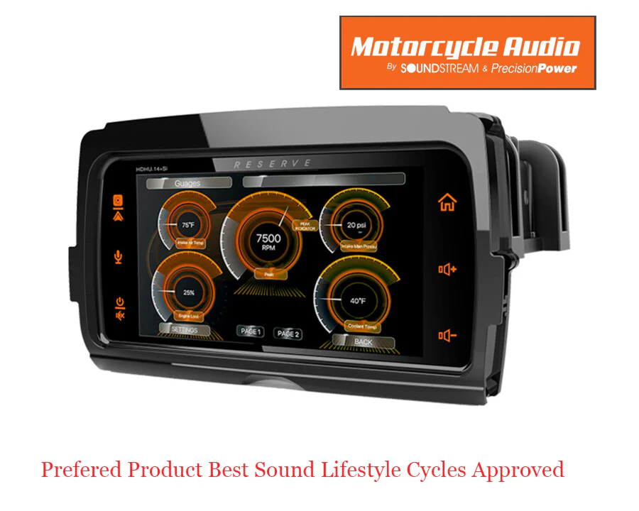 SOUNDSTREAM HDHU.14SI Harley radio for Touring Motorcycles. (FITS ALL 2014-2024 TOURING FAIRINGS) DISCONTINUED - Image 4