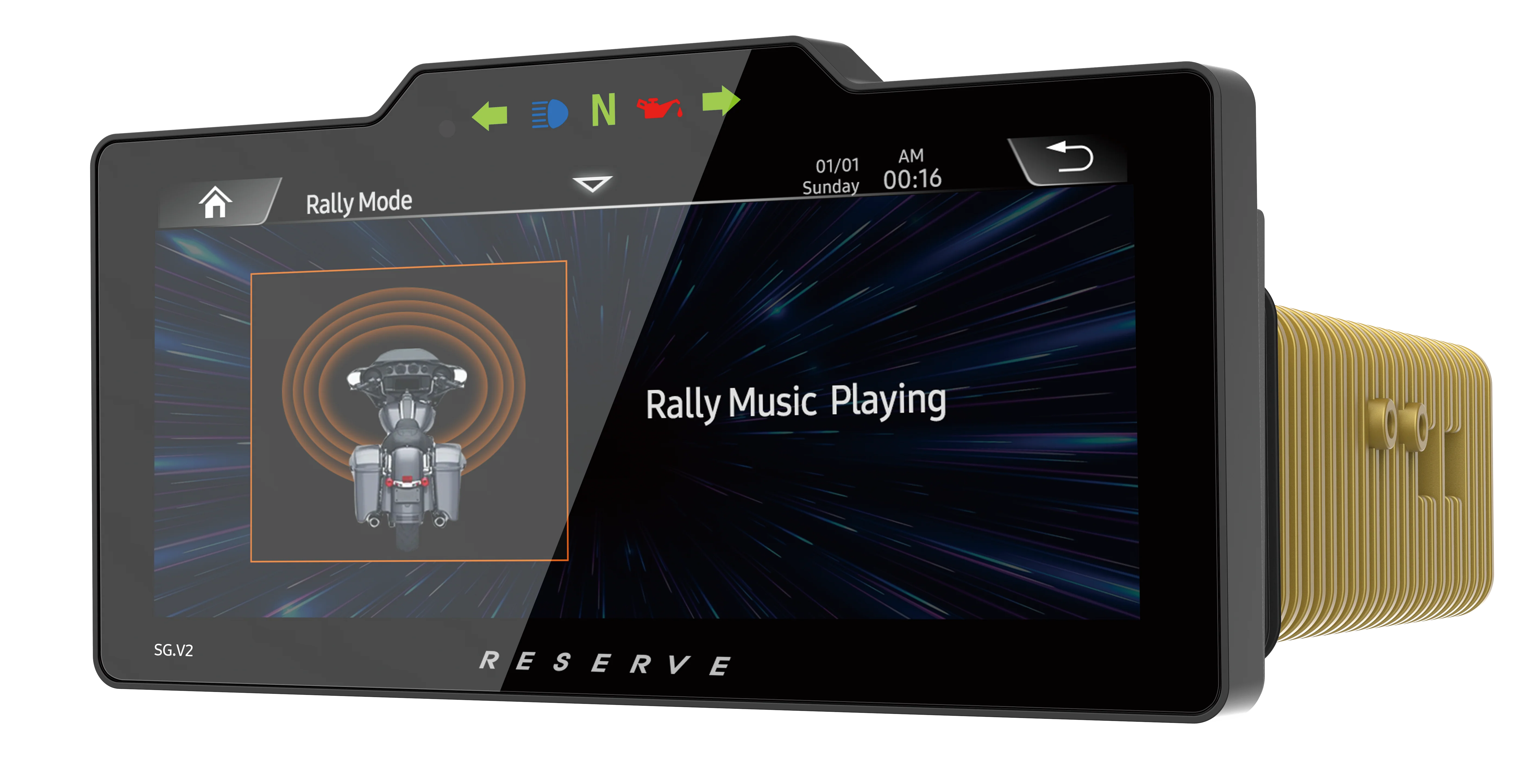 SOUNDSTREAM SG.V2 HARLEY RADIO for Street Glide, Electra Glide. (FITS ALL 1998-2013 BATWING FAIRINGS) - Image 9