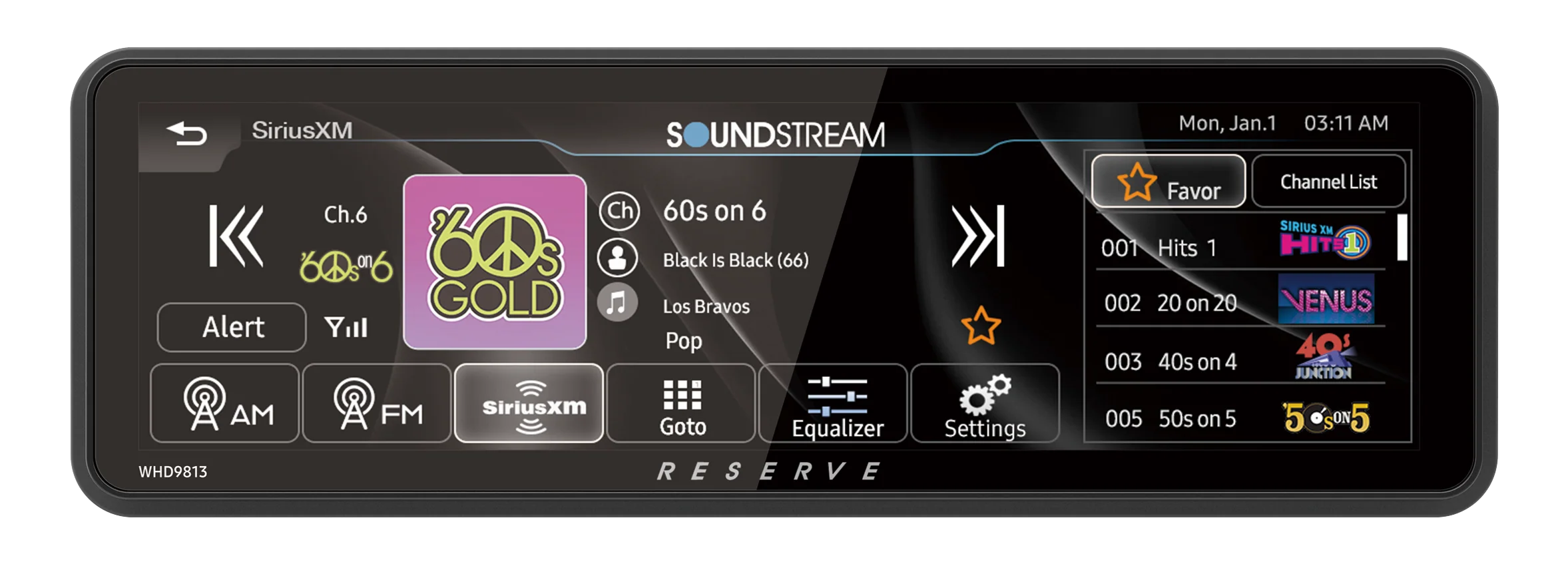 SOUNDSTREAM WHD.9813 HARLEY RADIO (FITS ALL 1998-2013 BATWING AND ROAD GLIDES) [PRE ORDER] - Image 4