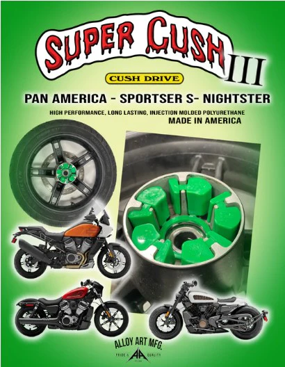 ALLOY ART Super Cush Replacement Drive Dampener SC-3 - Pan America, Sportster S, Nightster 2021 - Current - Image 5