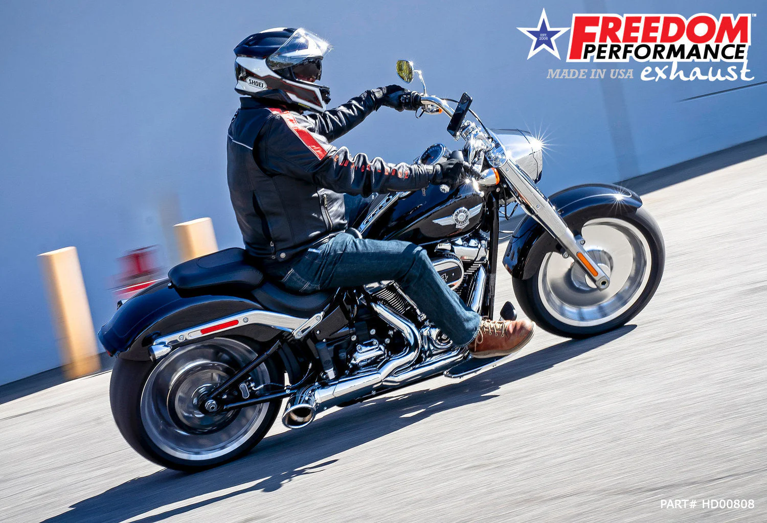 FREEDOM EXHAUST -  SOFTAIL 2-INTO-1 TURNOUT/SIDEDUMP BUNDLE - Image 17