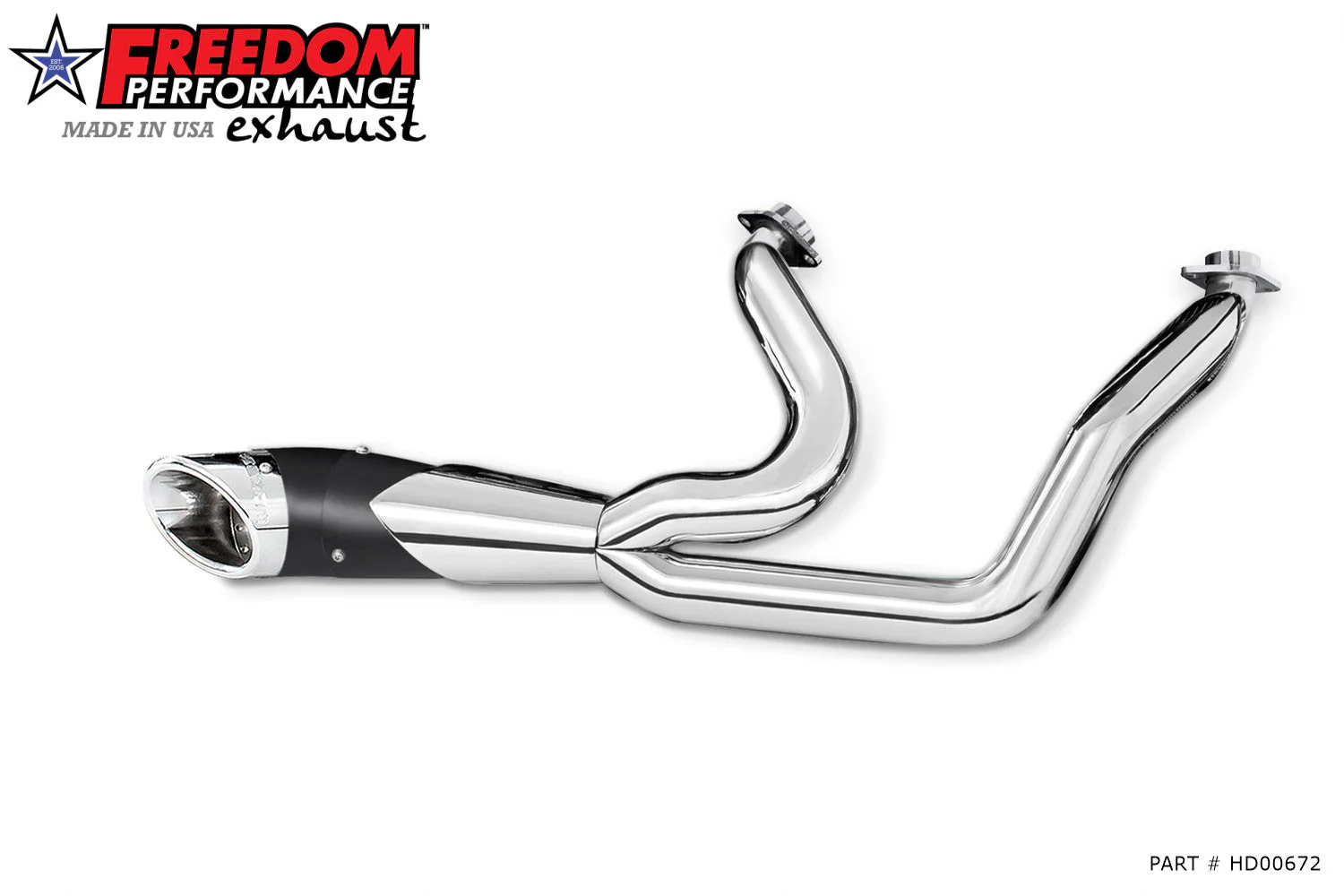 FREEDOM EXHAUST -  SOFTAIL 2-INTO-1 TURNOUT/SIDEDUMP BUNDLE - Image 38