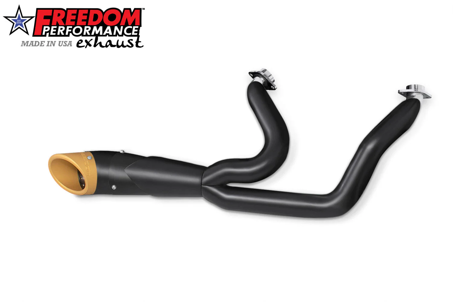 FREEDOM EXHAUST -  SOFTAIL 2-INTO-1 TURNOUT/SIDEDUMP BUNDLE - Image 44