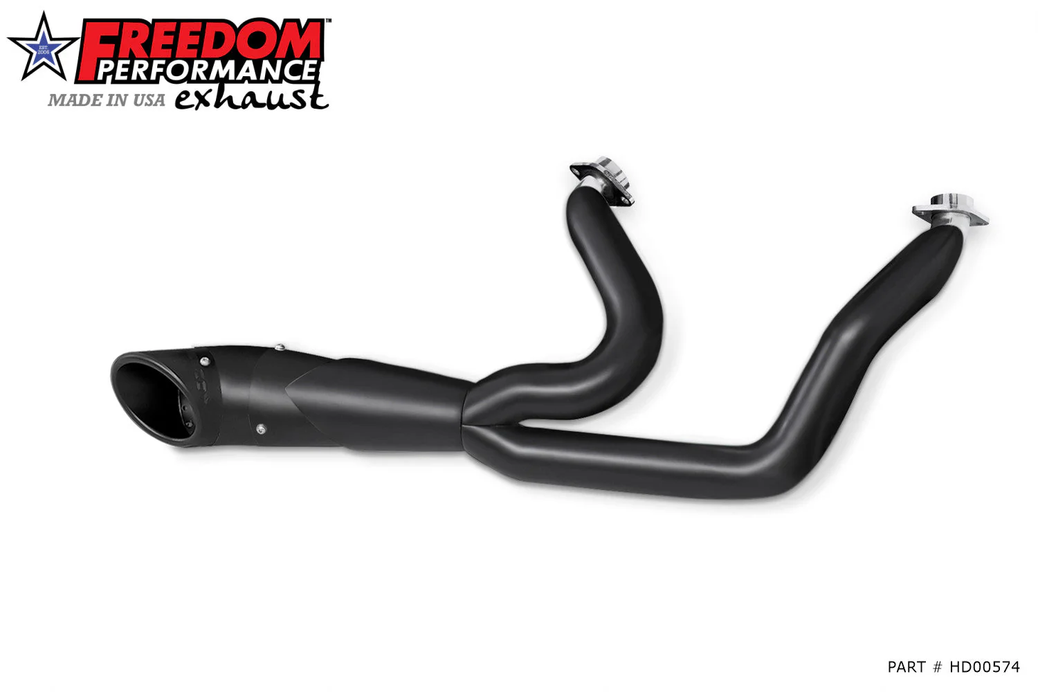 FREEDOM EXHAUST -  SOFTAIL 2-INTO-1 TURNOUT/SIDEDUMP BUNDLE - Image 46
