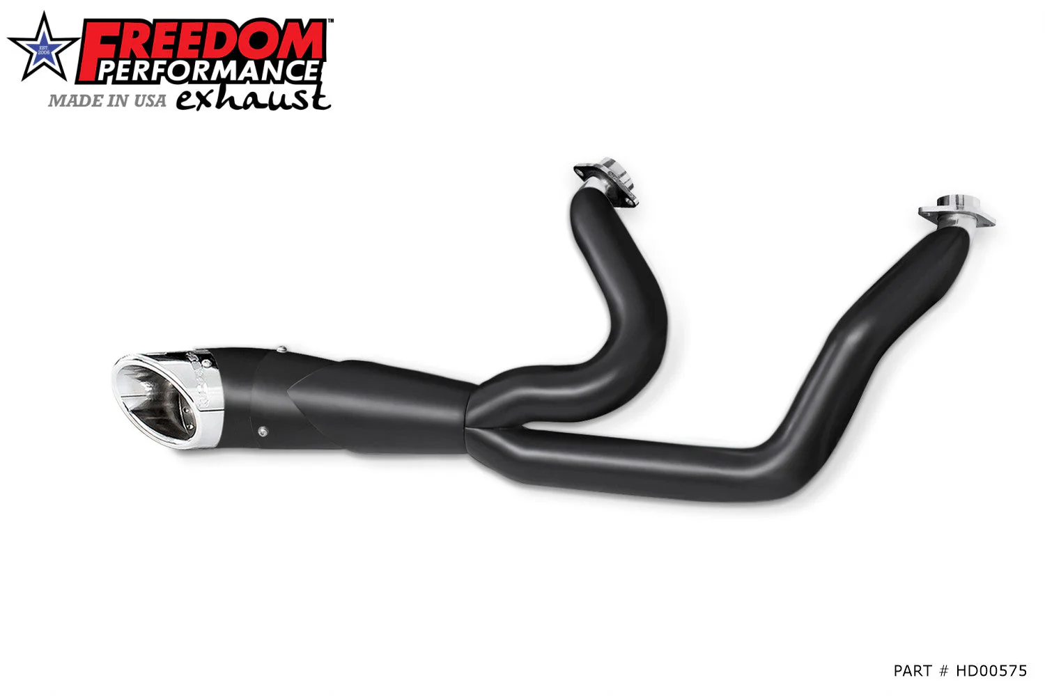 FREEDOM EXHAUST -  SOFTAIL 2-INTO-1 TURNOUT/SIDEDUMP BUNDLE - Image 47