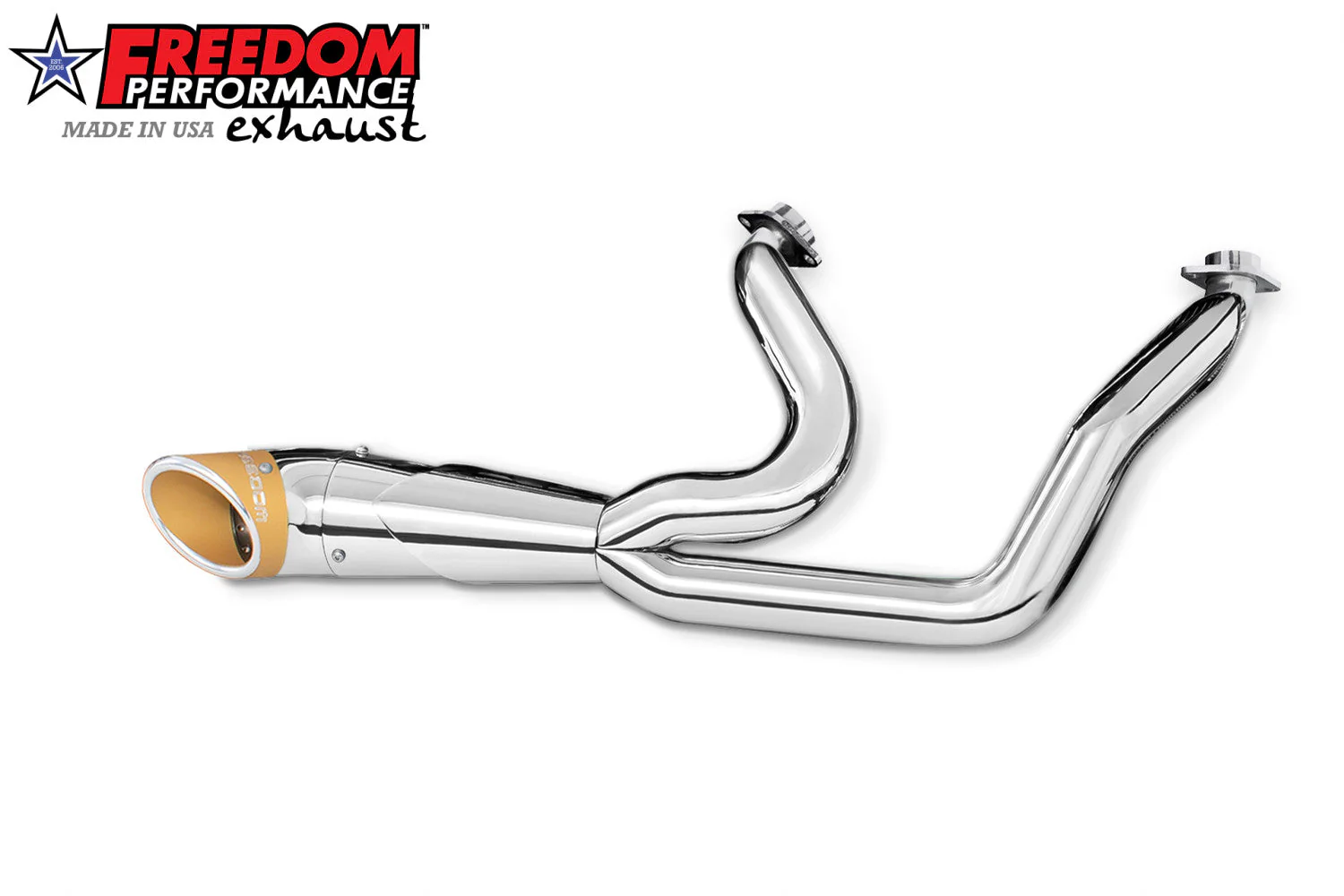 FREEDOM EXHAUST -  SOFTAIL 2-INTO-1 TURNOUT/SIDEDUMP BUNDLE - Image 58