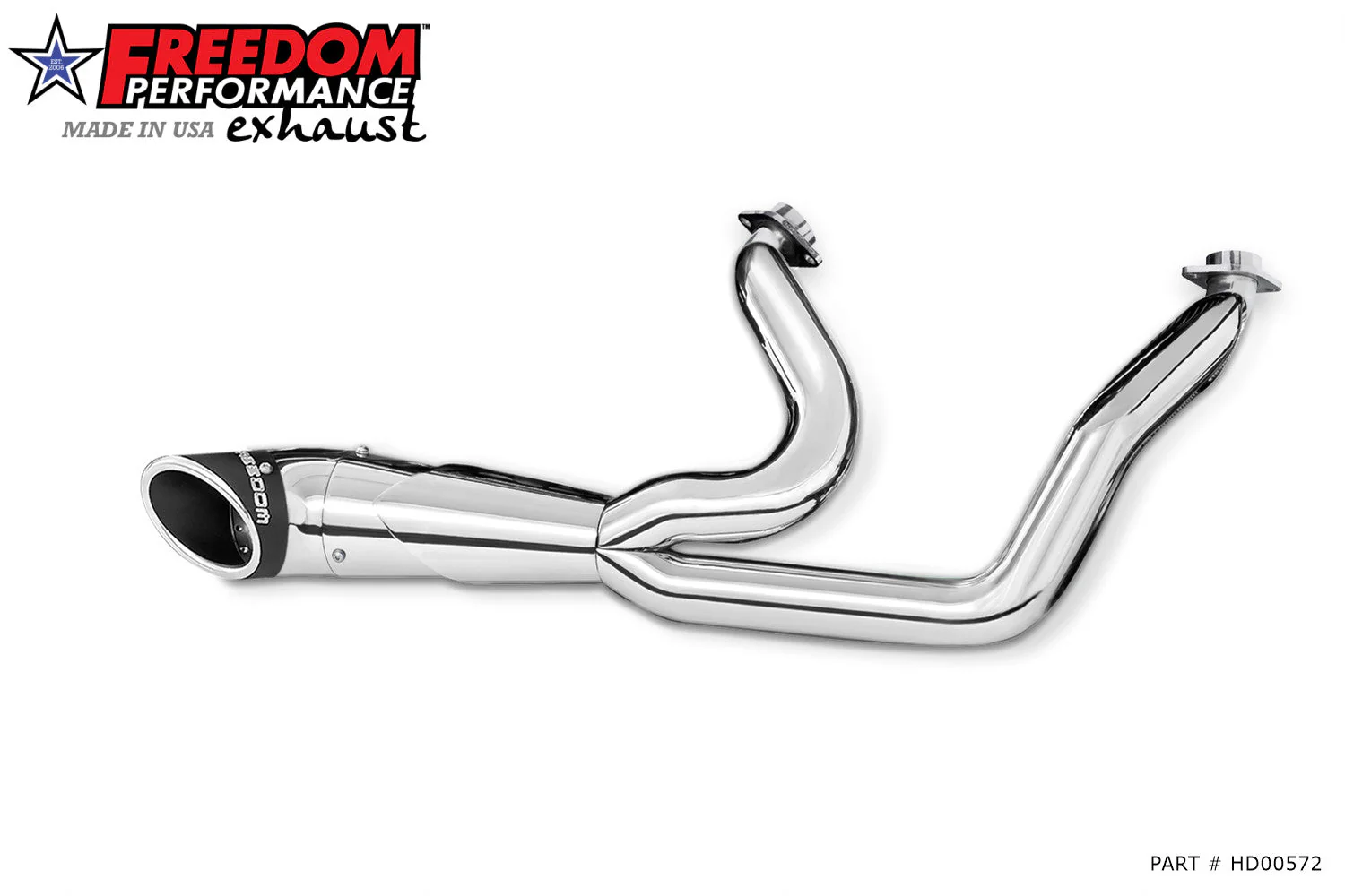 FREEDOM EXHAUST -  SOFTAIL 2-INTO-1 TURNOUT/SIDEDUMP BUNDLE - Image 61