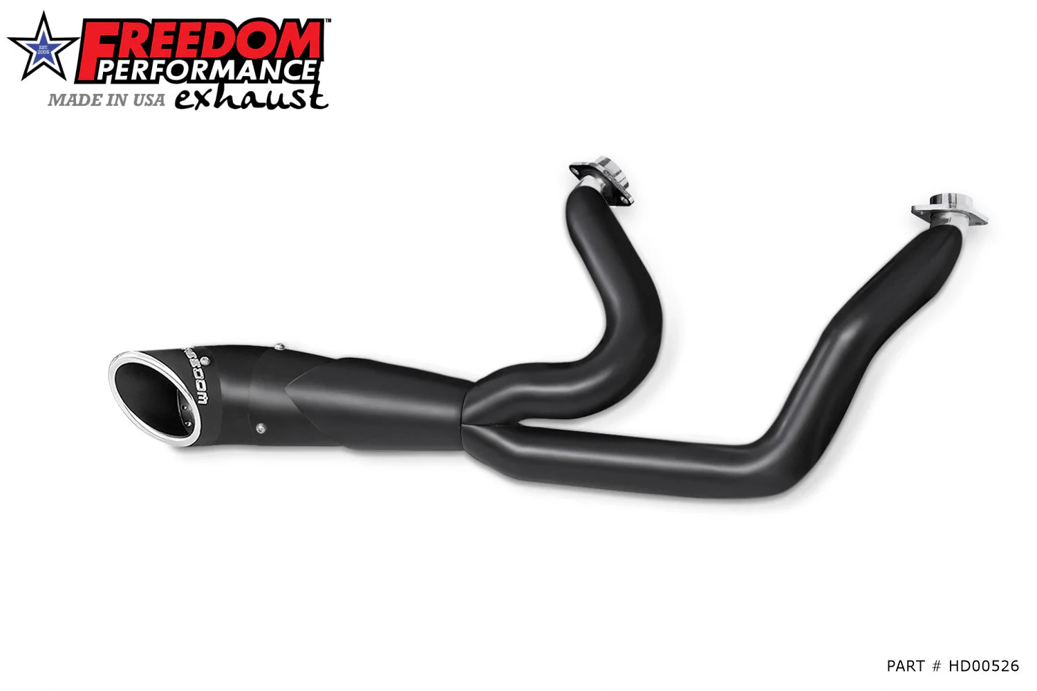 FREEDOM EXHAUST -  SOFTAIL 2-INTO-1 TURNOUT/SIDEDUMP BUNDLE - Image 63